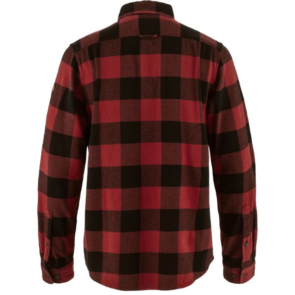 Fjällräven Övik Heavy Flannel Shirt M red black