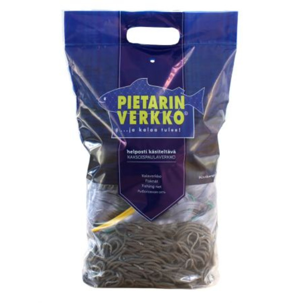 Pietarin Muikkuverkko 19mm Korkeus 5m Lanka 0,15 Pituus 33m