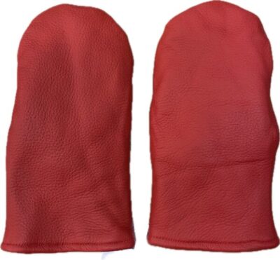 Punainen naisten hirvennahka rukkanen