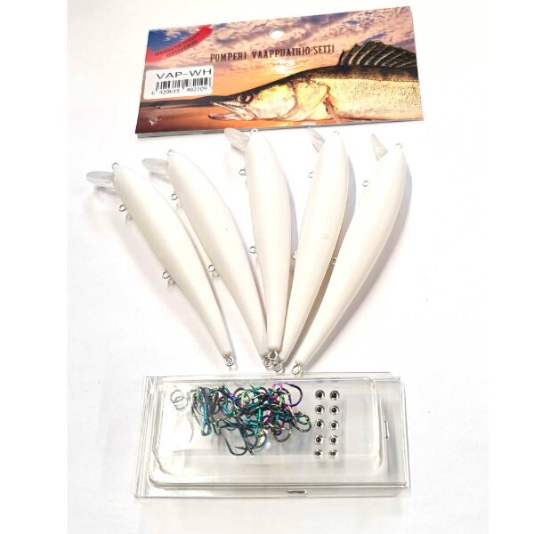 Pomperi vaappuaihio-setti – Valkoinen