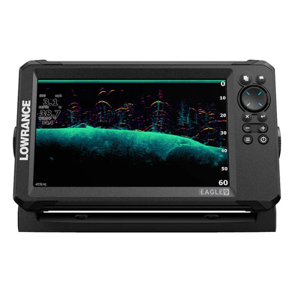 Lowrance Eagle 9 yhdistelmälaite ja anturi