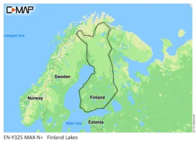 C-Map Discover karttakortti Suomen sisävedet