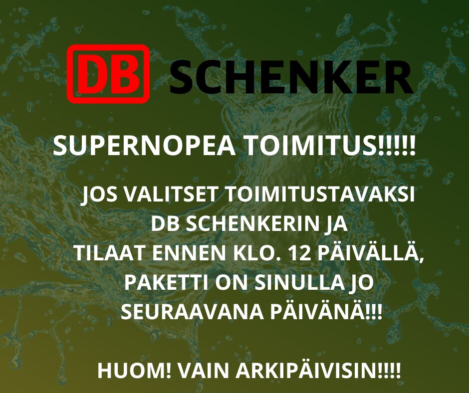 DB schenker supernopea toimitus