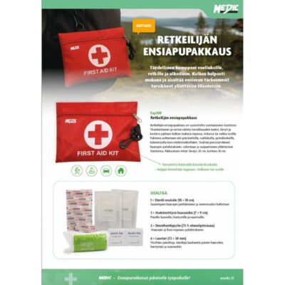 Retkeilijän ensiapupakkaus