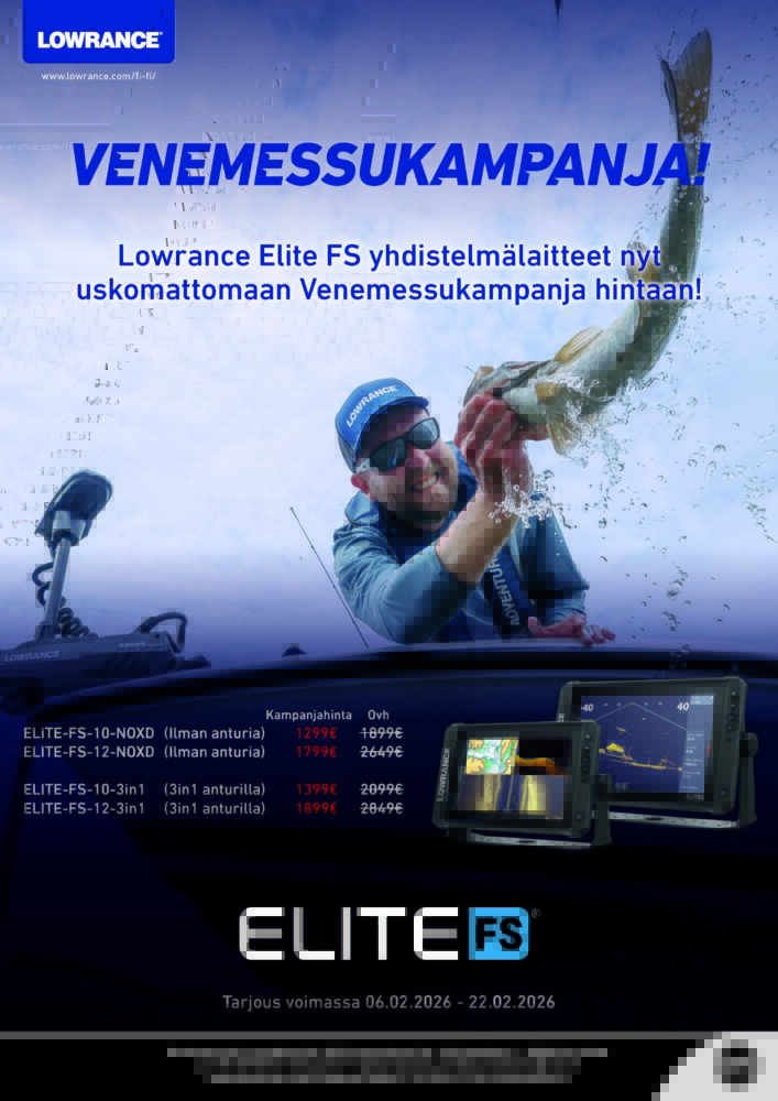 Lowrance Elite FS Venemessukampanja 2026