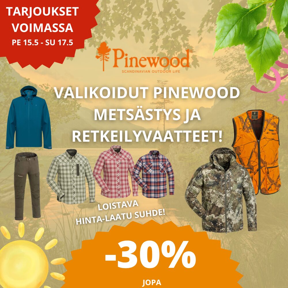 Kala-Kallen kesäkauden avajaistarjoukset 15.5-17.5 Pinewood