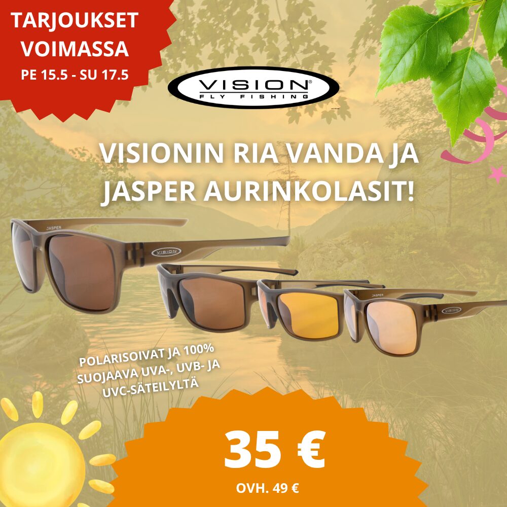 Kala-Kallen kesäkauden avajaistarjoukset 15.5-17.5 aurinkolasit