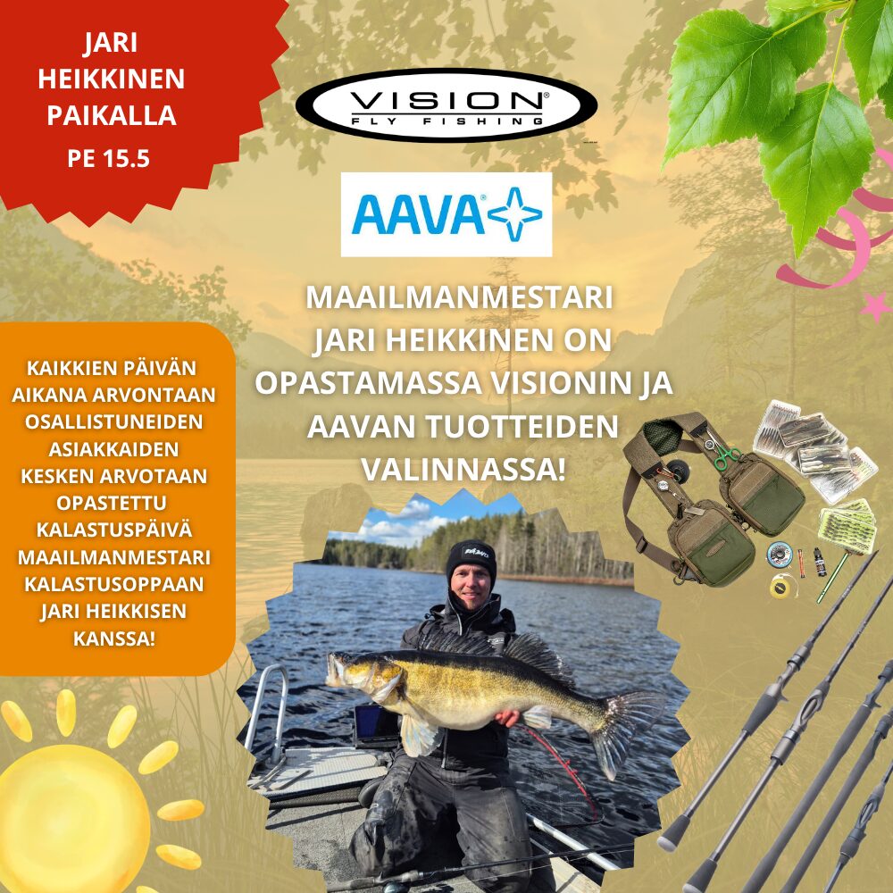 Kala-Kallen kesäkauden avajaistarjoukset 15.5-17.5 jari heikkinen special