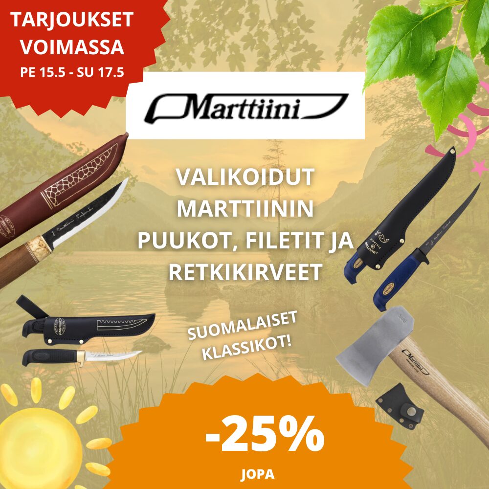 Kala-Kallen kesäkauden avajaistarjoukset 15.5-17.5 marttiini