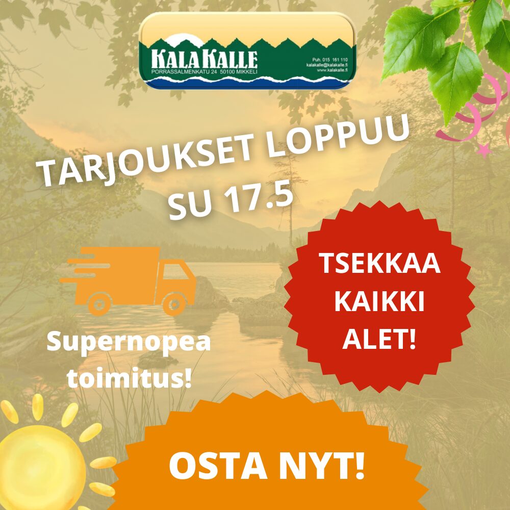 Kala-Kallen kesäkauden avajaistarjoukset 15.5-17.5